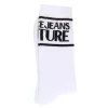 Versace Abbigliamento Calze-ACCESSORIES COTTON LOGO Bianco