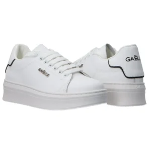 Gaelle Paris Donna Sneakers | Sneakers-Addict in action leather Bianco