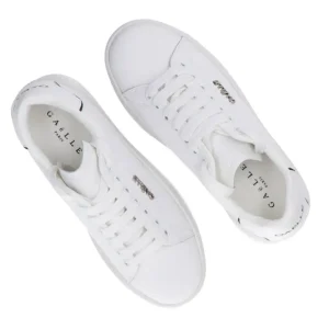 Gaelle Paris Donna Sneakers | Sneakers-Addict in action leather Bianco