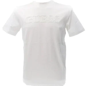 Guess Uomo T-Shirt-ALPHY T-SHIRT Bianco