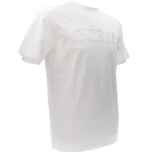 Guess Uomo T-Shirt-ALPHY T-SHIRT Bianco