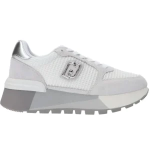 Liu Jo Donna Sneakers-Amazing 25 platform mesh suede Bianco