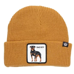Goorin Bros Uomo Cappellini-ANIMAL BEANIES Giallo Senape Bad Boy