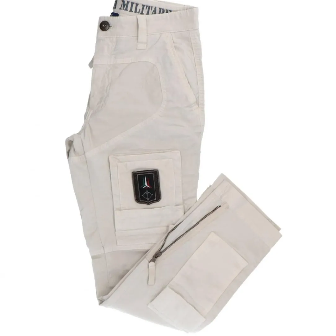 antig_pantalone__bianco_p_0.webp Aeronautica Militare Abbigliamento Pantaloni-ANTI-G PANTALONE 1557/939 Bianco Panna