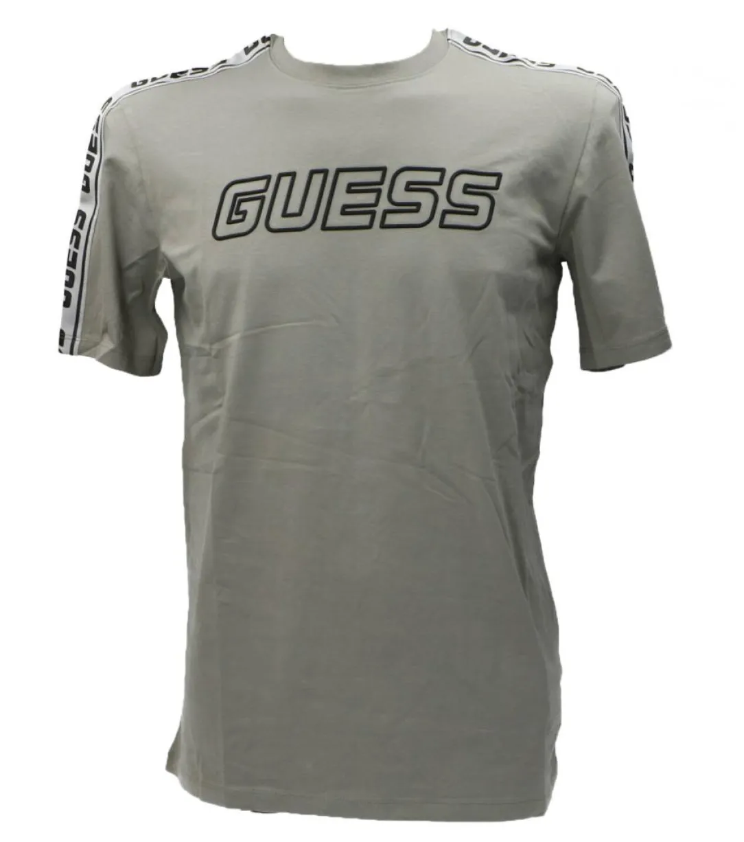 arlo_tshirt_verde_scuro_0.webp Guess Uomo T-Shirt-ARLO T-SHIRT Verde scuro