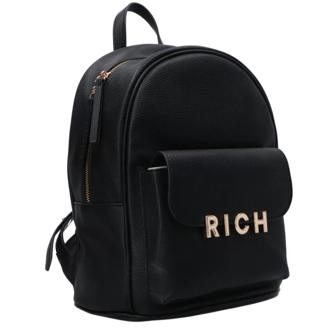 backpack_sneide_oro_nero_1.webp Richmond Donna Zaini E Marsupi-BACKPACK SNEIDE Oro Nero