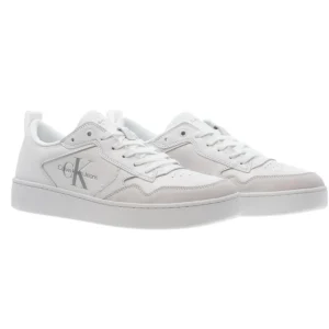 Calvin Klein Uomo Sneakers-BASKET CUPSOLE LOW LTH Bianco