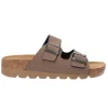Polo Club Donna Sandali-Berry doppia fibbia platform Marrone