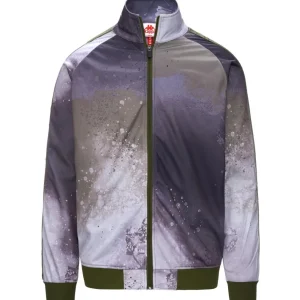 Kappa Uomo Felpe-311BGLW BANDA ANNISTON 2 GRAPHIK Militare Grigio