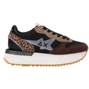 Sun 68 Donna Sneakers-Big Ally glitter stargirl mix Z44217 Z44218 Marrone