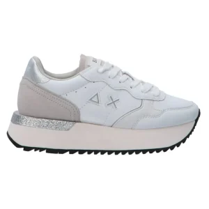 Sun 68 Donna Sneakers-Big Ally glitter stargirl mix Z44217 Z44218 Argento bianco