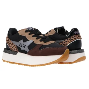 Sun 68 Donna Sneakers-Big Ally glitter stargirl mix Z44217 Z44218 Marrone