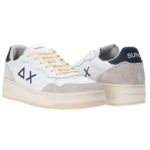 Sun 68 Uomo Sneakers-Big basket Z44148 Bianco