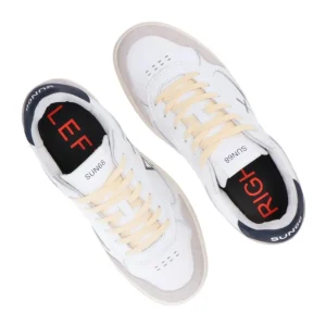 Sun 68 Uomo Sneakers-Big basket Z44148 Bianco
