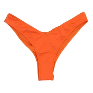 4giveness Donna Costume-BIKINI TOP E SLIP SHINY 3622 Arancione