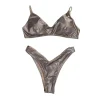 4giveness Donna Costume-Bikini top slip FGBW3758 Marrone Bronzo