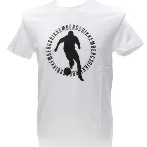 Bikkembergs Uomo T-Shirt-BKK T-SHIRT Bianco Nero