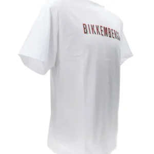 Bikkembergs Uomo T-Shirt-BKK T-SHIRT Bianco Rosso MT