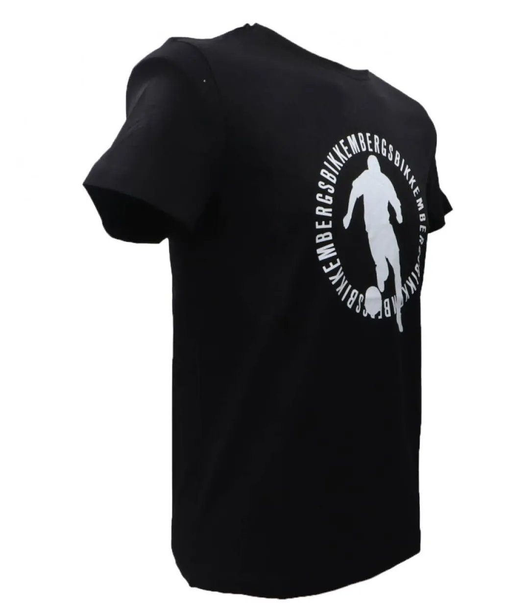 bkk_tshirt_nero_bianco_1.webp Bikkembergs Uomo T-Shirt-BKK T-SHIRT Nero Bianco