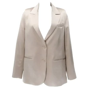 Jaycì Donna Giacca-BLAZER IN RASO Beige