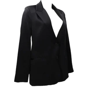 Jaycì Donna Giacca-BLAZER IN RASO Nero