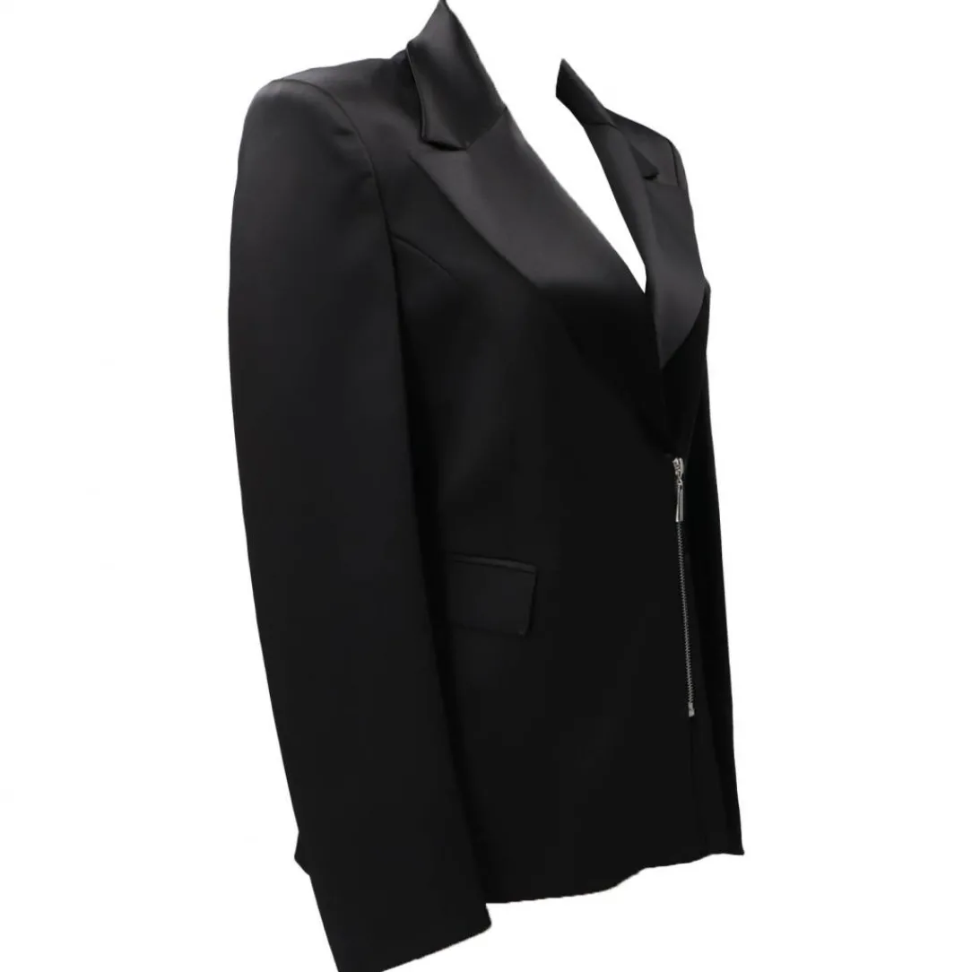 blazer_in_raso_nero_nero_1.webp Jaycì Donna Giacca-BLAZER IN RASO Nero Nero