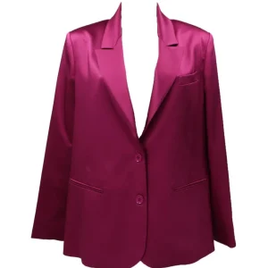 Jaycì Donna Giacca-BLAZER IN RASO Viola