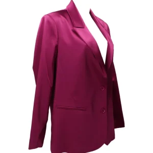 Jaycì Donna Giacca-BLAZER IN RASO Viola