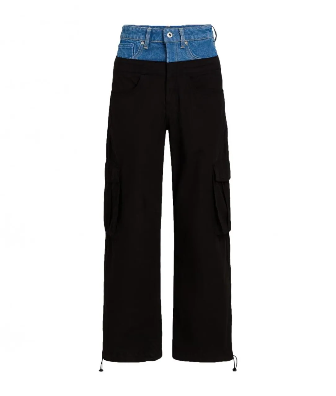 blocked_denim_cargo_j_ner_0.webp Karl Lagerfeld Donna Pantaloni-BLOCKED DENIM CARGO 245J1004 Nero