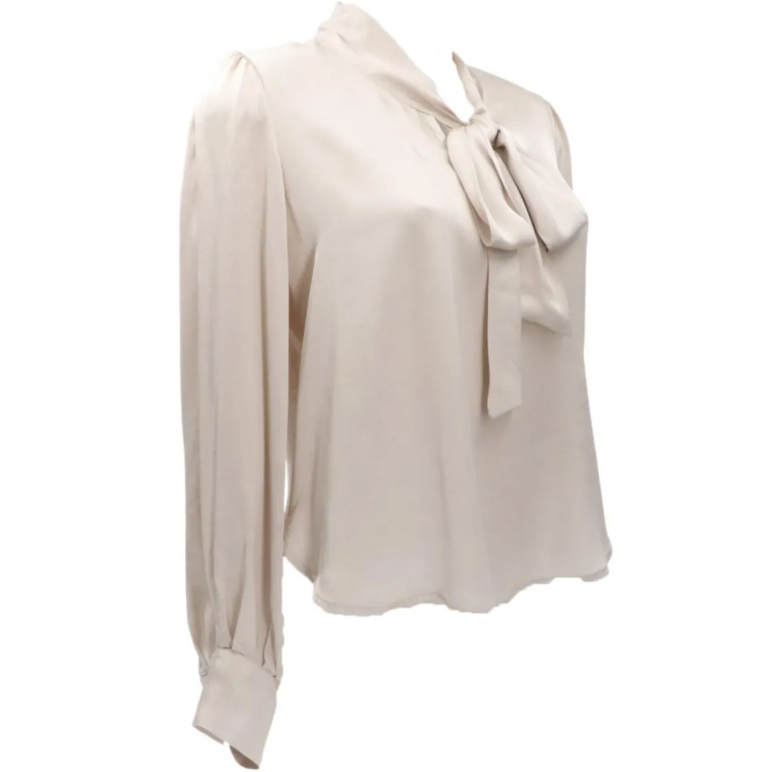 blusa_fiocco_collo_beige_1.webp Have One Donna Blusa-BLUSA FIOCCO COLLO Beige