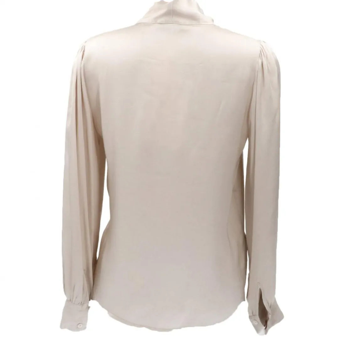 blusa_fiocco_collo_beige_2.webp Have One Donna Blusa-BLUSA FIOCCO COLLO Beige