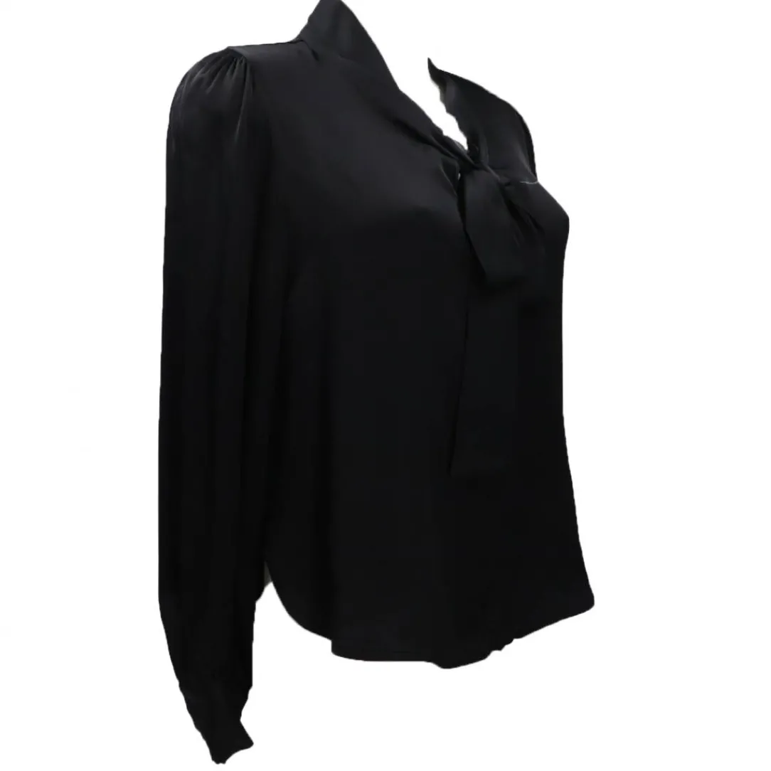 blusa_fiocco_collo_nero_1.webp Have One Donna Blusa-BLUSA FIOCCO COLLO Nero