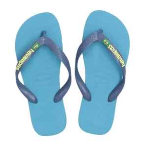 Havaianas Donna Scarpe Mare | Scarpe Mare-BRASIL LOGO MIX Blu Azzurro