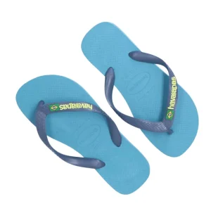 Havaianas Donna Scarpe Mare | Scarpe Mare-BRASIL LOGO MIX Blu Azzurro