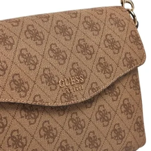 Guess Donna Borse A Spalla-BRENTON FLP SHOULDER BAG Beige