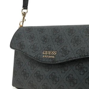 Guess Donna Borse A Spalla-BRENTON FLP SHOULDER BAG Nero