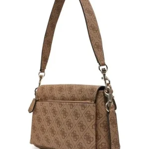 Guess Donna Borse A Spalla-BRENTON FLP SHOULDER BAG Beige