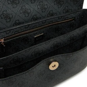 Guess Donna Borse A Spalla-BRENTON FLP SHOULDER BAG Nero