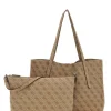 Guess Donna Borse A Spalla-BRENTON TOTE Beige