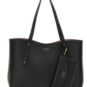 Guess Donna Borse A Spalla-BRENTON TOTE Nero Nero