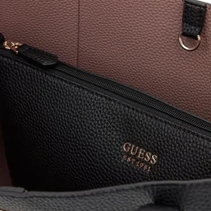 Guess Donna Borse A Spalla-BRENTON TOTE Nero Nero