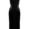Versace Donna Vestiti-BUCKLE D STR SLOUCHY28 Nero Denim
