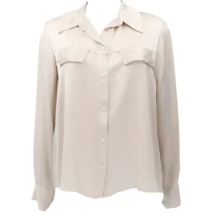Have One Donna Camicia-CAMICIA PATTE BOTTONI Beige