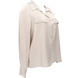 Have One Donna Camicia-CAMICIA PATTE BOTTONI Beige