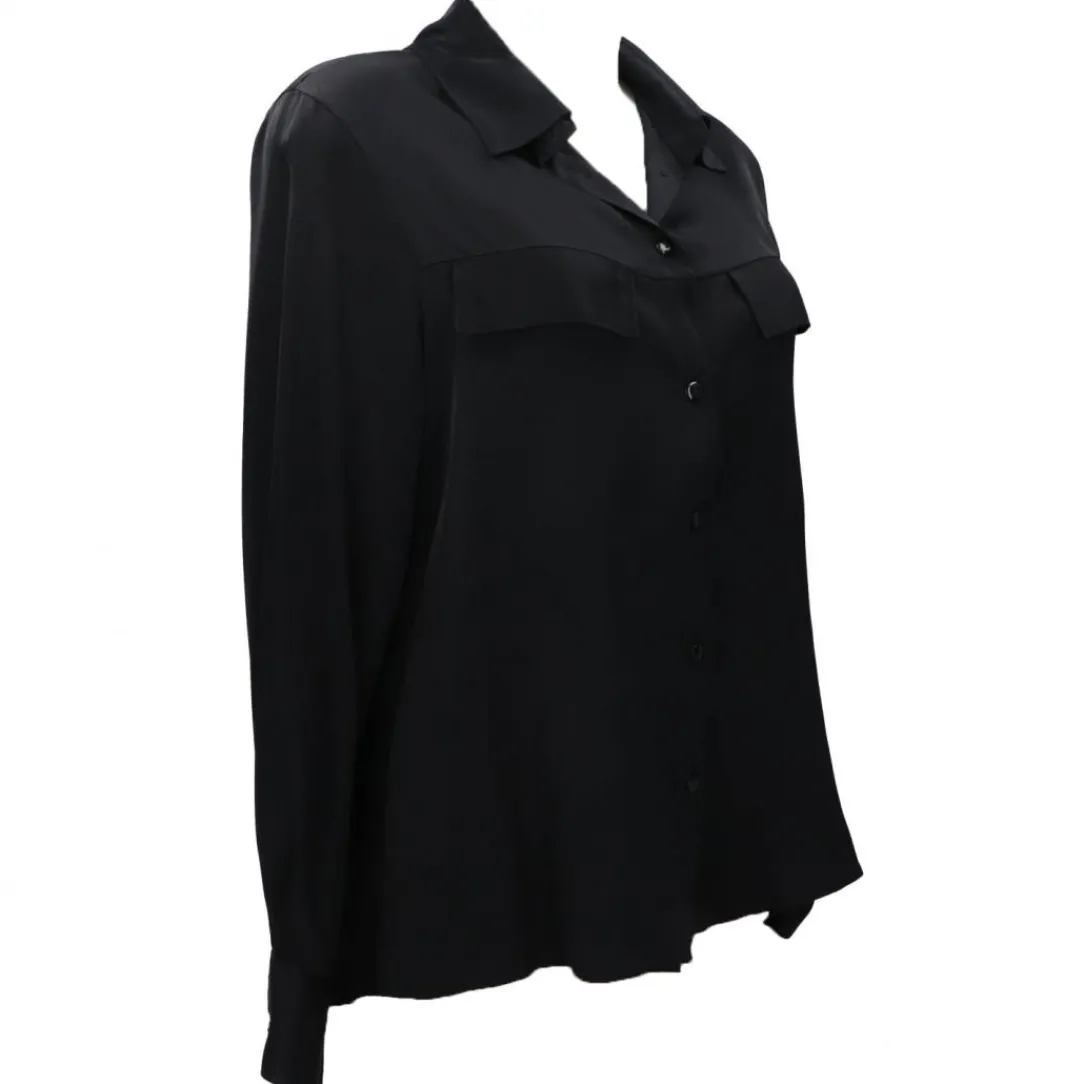 camicia_patte_bottoni_ner_1.webp Have One Donna Camicia-CAMICIA PATTE BOTTONI Nero
