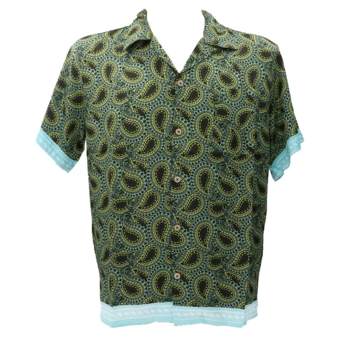 camicia_stampa_viscosa_ve_0.webp 4giveness Abbigliamento Camicia-CAMICIA STAMPA VISCOSA Verde