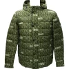 Cnc Costume National Abbigliamento Giubbotti-CAPOSPALLA PIUMINO CNC Verde Logato