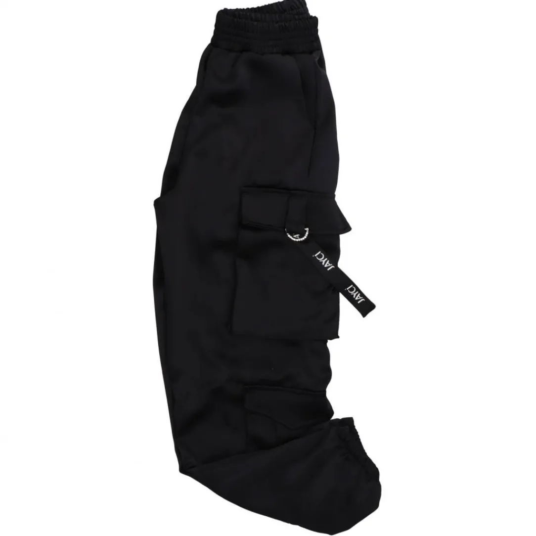 cargo_raso__nero_0.webp Jaycì Donna Pantaloni-CARGO RASO 91363 Nero