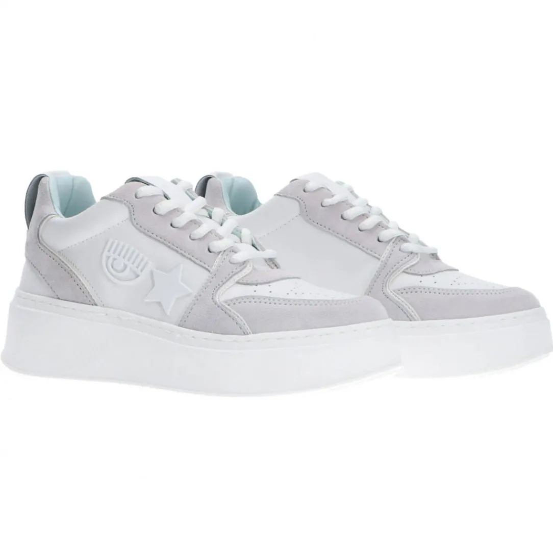 cf_cf_school_grigio_chiar_1.webp Chiara Ferragni Donna Sneakers-CF3217 CF3218 School Grigio chiaro