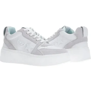 Chiara Ferragni Donna Sneakers-CF3217 CF3218 School Grigio chiaro